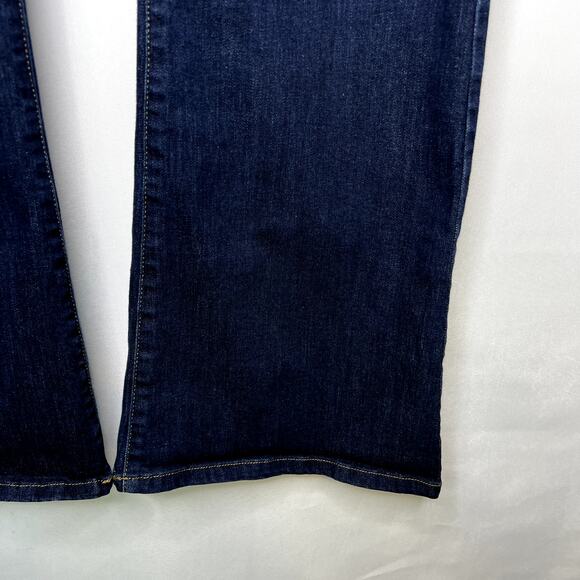 ModCloth Plus Sized Womans Dark Washed Braided Heritage Flared Jeans Size 22W - Picture 4 of 12